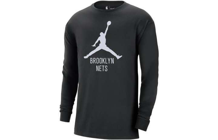 Jordan Jordan Brooklyn Nets Essential Men's Jordan Nba Long Sleeve T Shirt