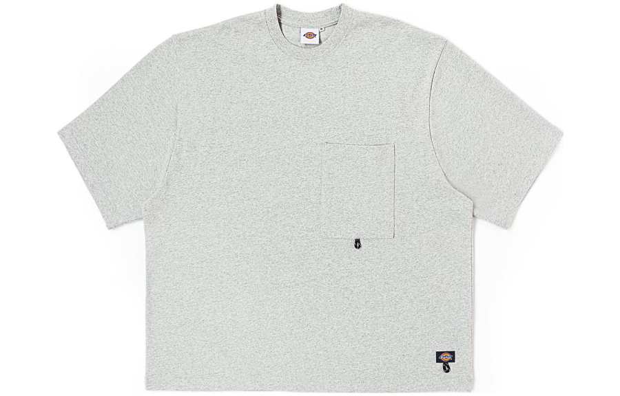 Dickies T Shirts Men's Plume Gray/CL8 Crew Neck Moderate Straight Fit
