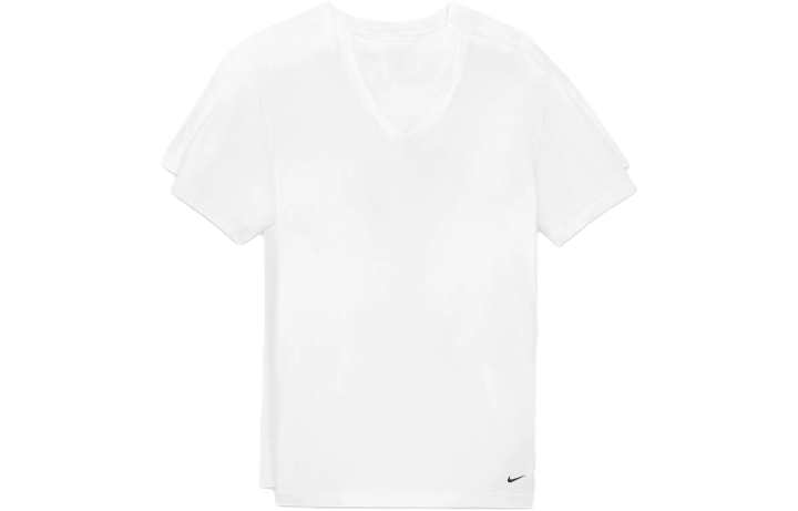 Nike Nike Slim Fit V Neck Undershirt T Shirt Men's 2 Pack White