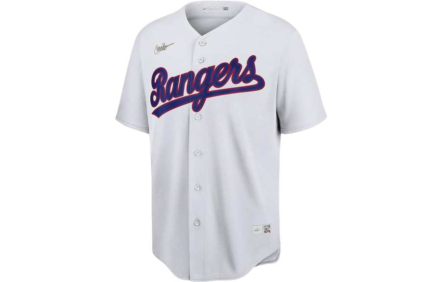 Nike Nike X MLB T Shirts Men's White V Neck Moderate Straight Fit