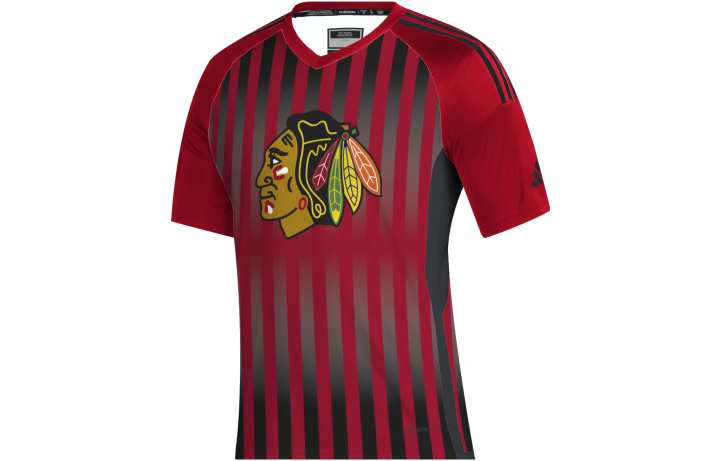 Adidas Adidas Blackhawks Hockey Tee