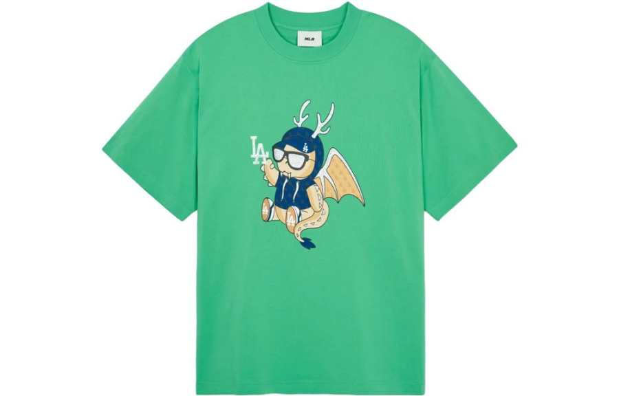 MLB Los Angeles Dodgers Year Of The Dragon Limited Edition Collection SS24 T Shirt Unisex Green