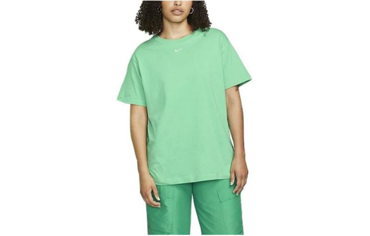 Nike Nike T Shirts Unisex Green Crew Neck Moderate Straight Fit