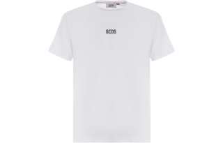 GCDS Logo Printed Crewneck T Shirt