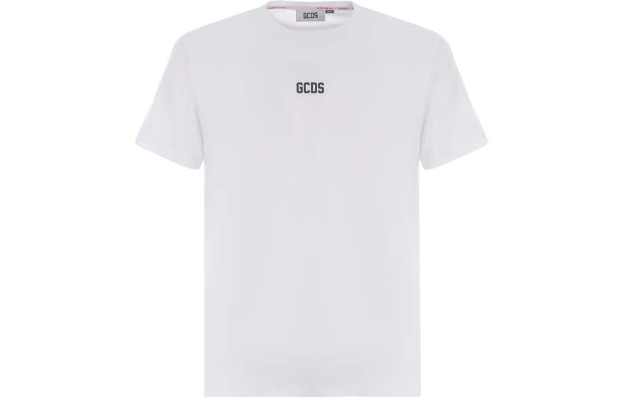 GCDS Logo Printed Crewneck T Shirt