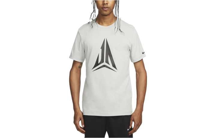 Nike Nike T Shirts Men's Gray Crew Neck Moderate