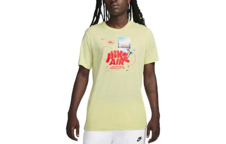 Nike Nike Sportswear T Shirt Men's Lemon
