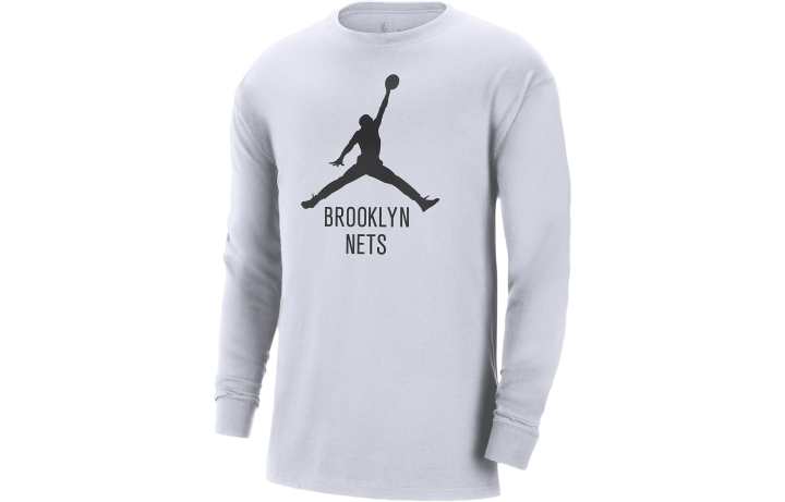Jordan Jordan Brooklyn Nets Essential NBA Brooklyn Nets Essential T Shirt Brook Nets Men's White