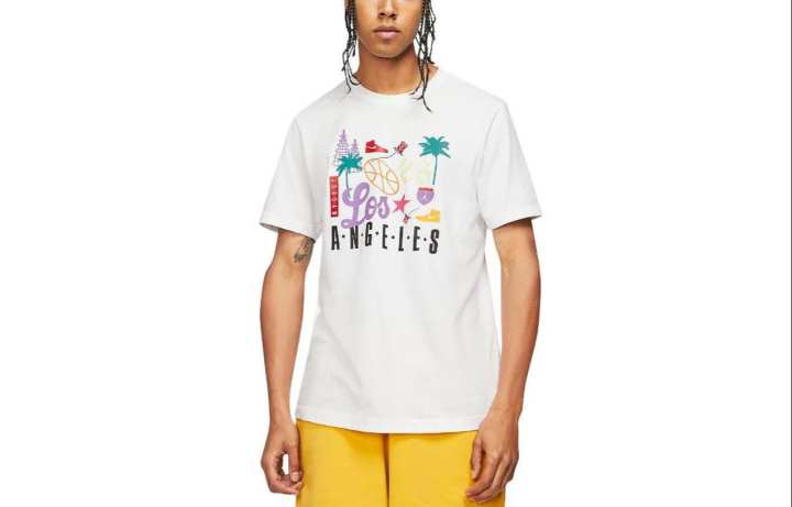 Nike Nike T Shirts Men's White Crew Neck Moderate Other