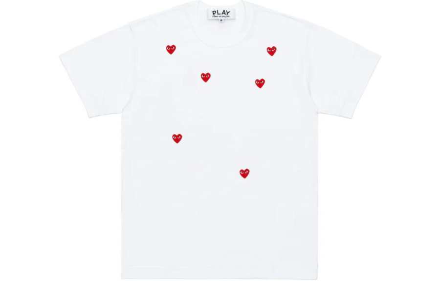 CDG Play CDG Play SS24 T Shirt Unisex White