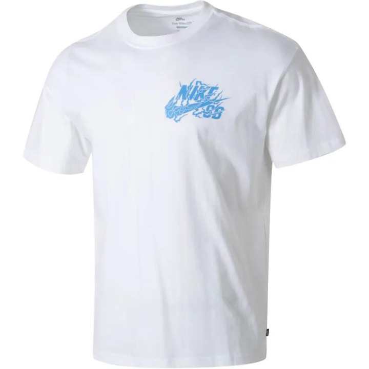 Nike Nike SB T Shirts Men's White Crew Neck Moderate Straight Fit