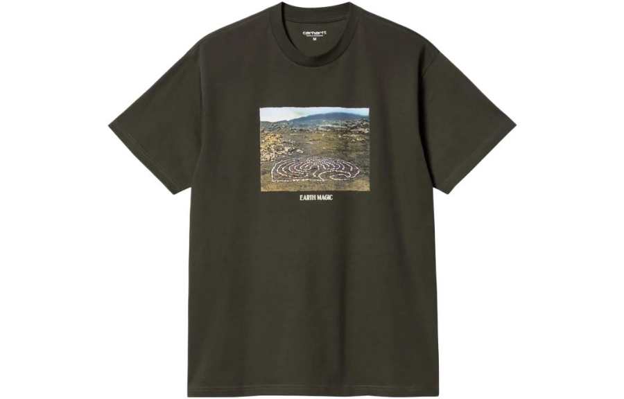 Carhartt WIP T Shirts Men's Cypress Crew Neck Moderate Straight Fit