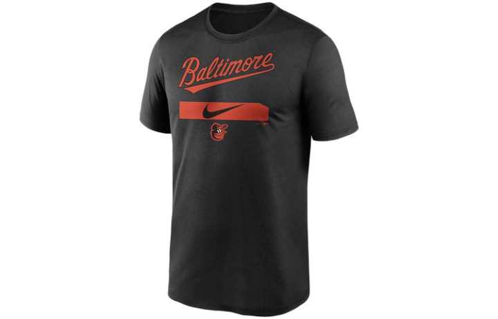Nike Nike T Shirts Men's Black Crew Neck Moderate Straight Fit