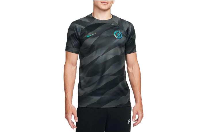 Nike Nike T Shirts Men's Black Crew Neck Moderate Straight Fit