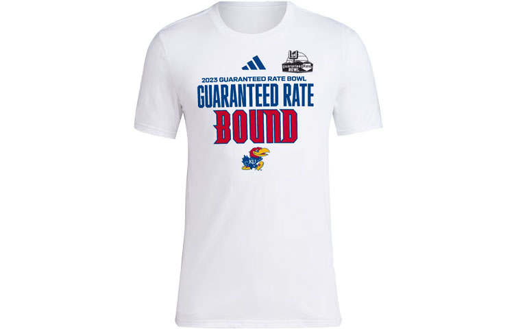 Adidas Adidas Kansas Bowl Bound Tee T Shirt Men's White