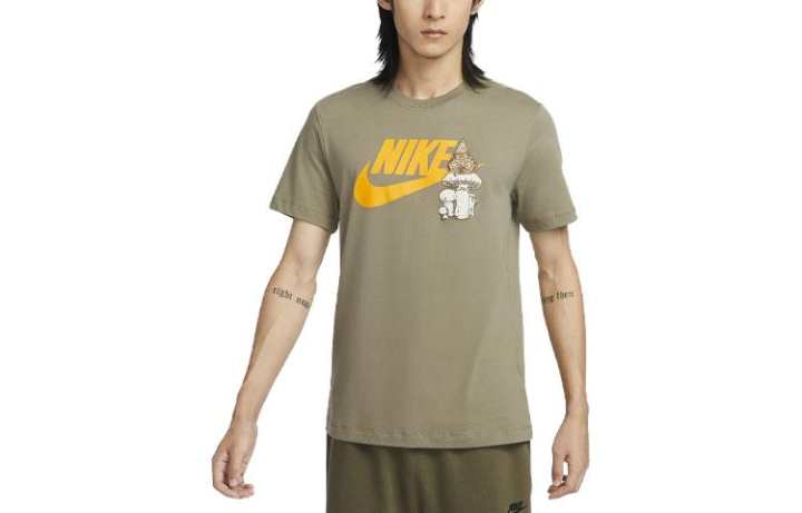Nike Nike Sportswear T Shirt Men's Olive