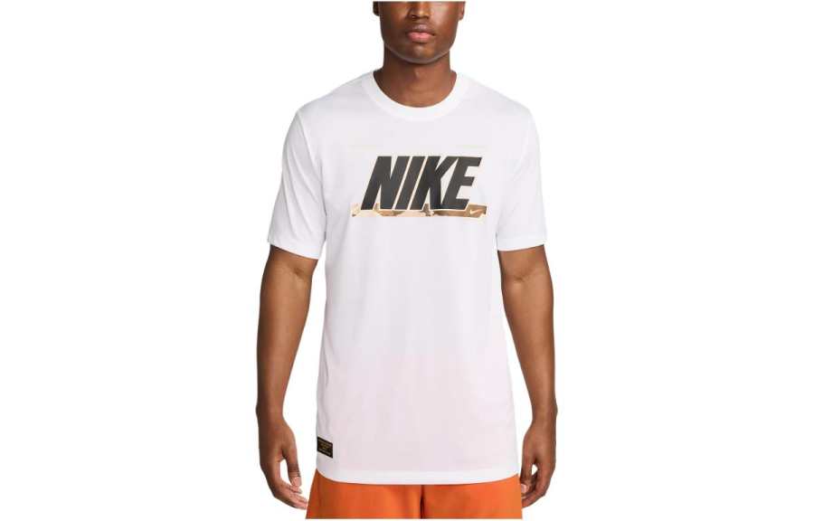 Nike Nike Dri FIT Fitness T Shirt T Shirt Men's White
