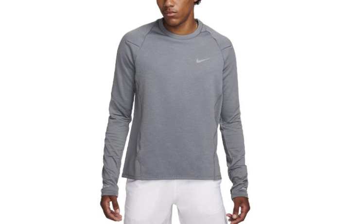 Nike Nike T Shirts Men's Light Gray Crew Neck Moderate Straight Fit