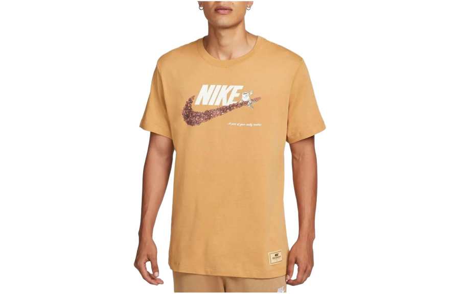 Nike Nike Sportswear T Shirt Men's Yellow
