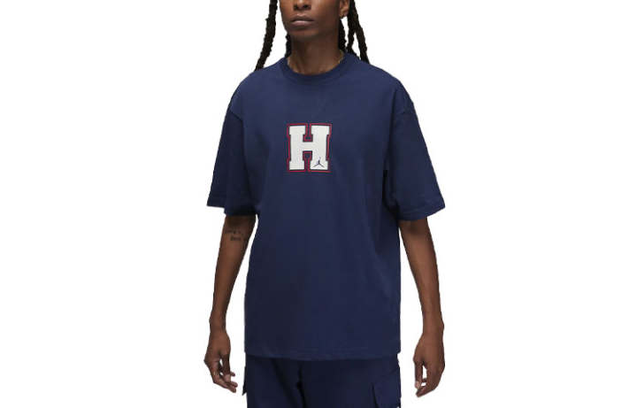 Jordan Jordan Air Jordan X Howard University T Shirt Men's Marine Blue