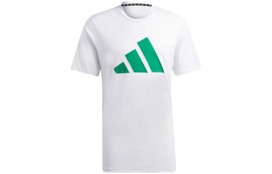 Adidas Adidas T Shirts Men's White Crew Neck Moderate