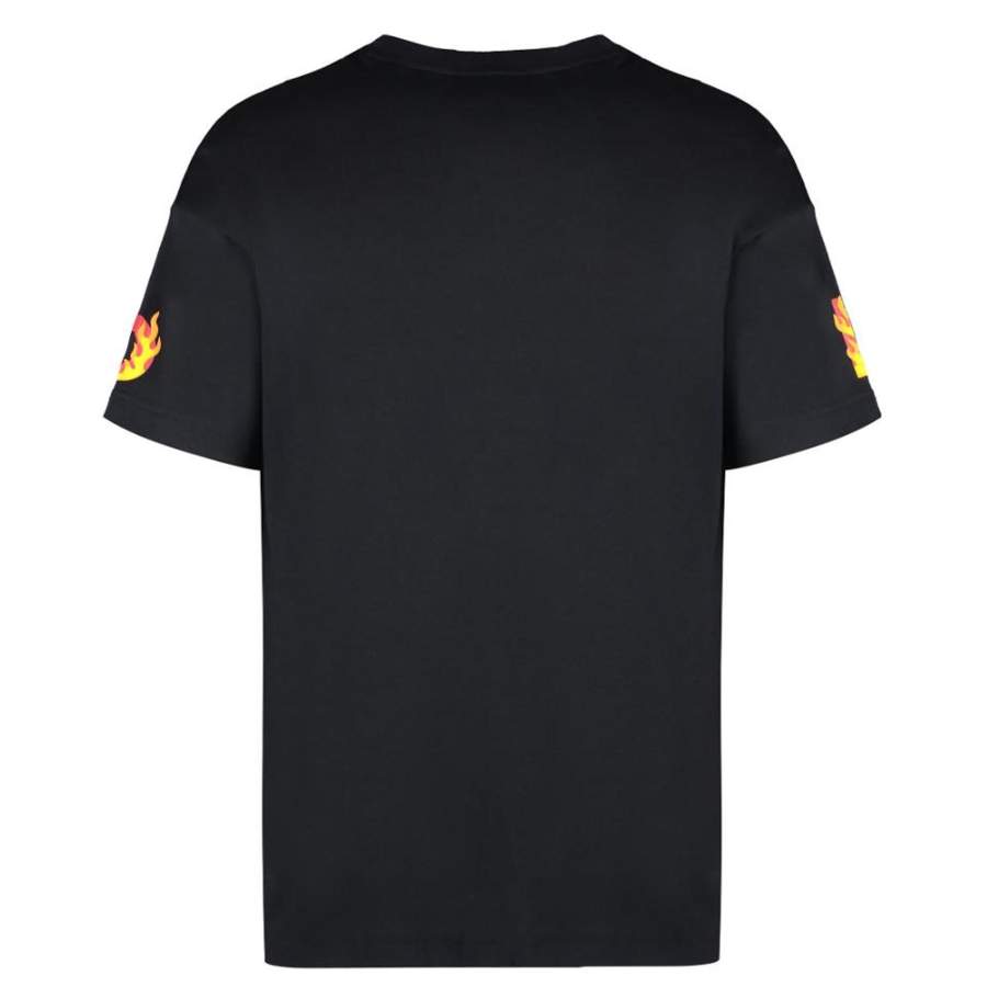 HUGO BOSS T Shirts Men's Black Crew Neck Moderate Straight Fit