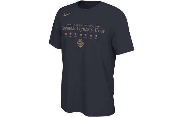 Nike Nike T Shirts Men's Marine Blue Crew Neck Moderate Straight Fit