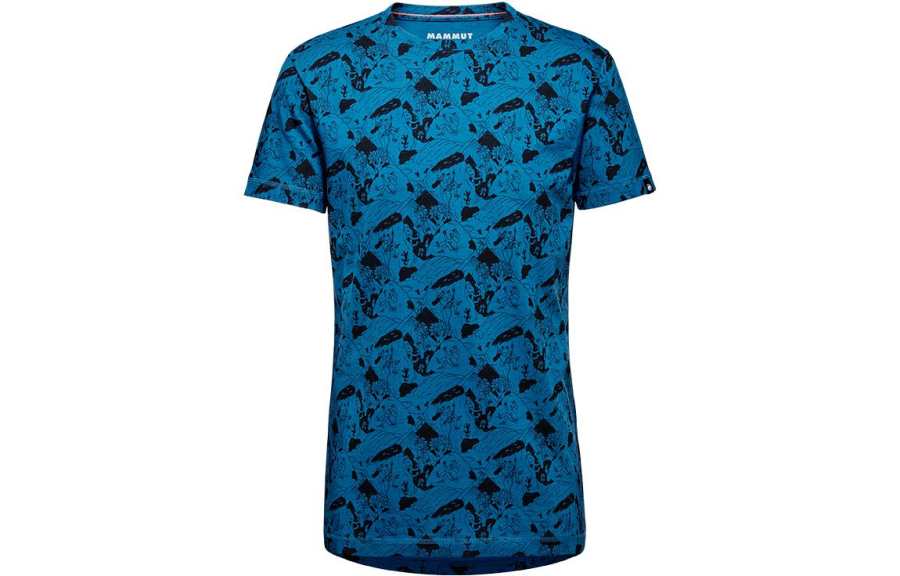 MAMMUT Massone T Shirts Men's Crew Neck Moderate Straight Fit