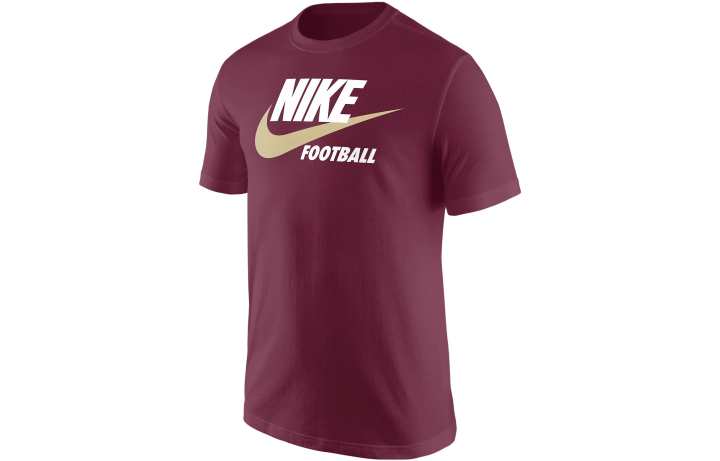 Nike Nike Football T Shirt Men's Burgundy