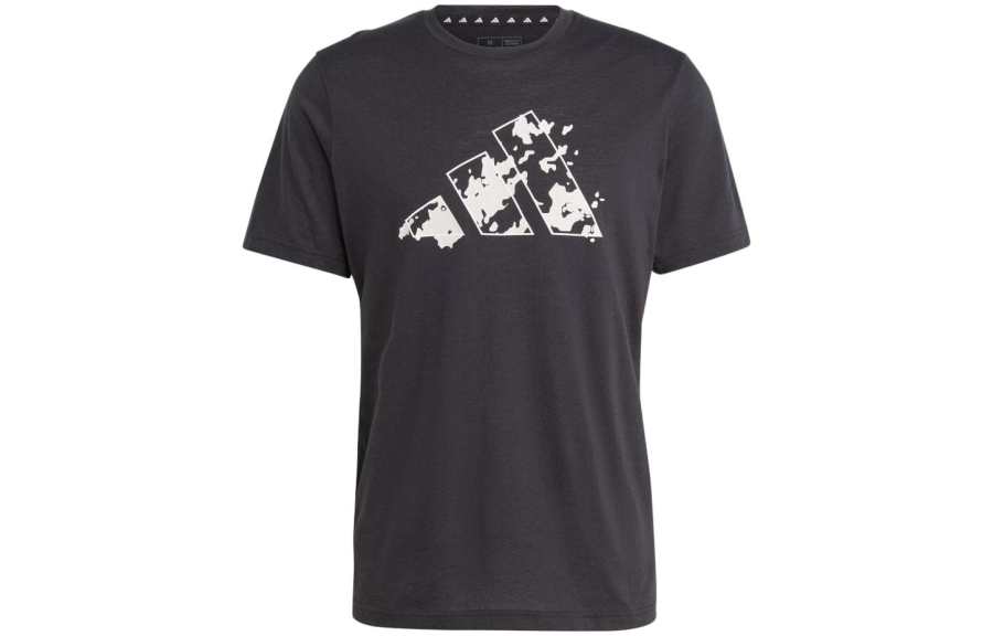 Adidas Adidas T Shirts Men's Black Crew Neck Moderate