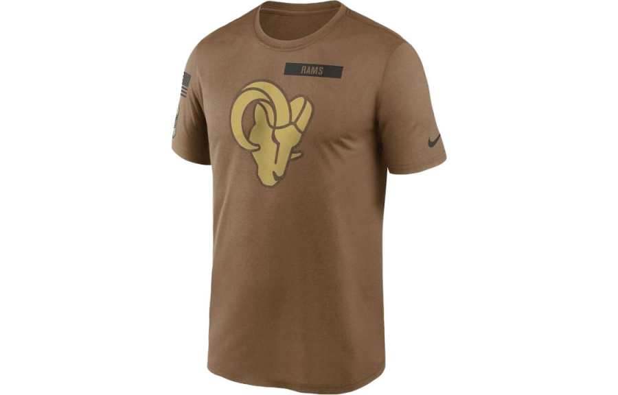 Nike Nike T Shirts Men's Brown Crew Neck Moderate Straight Fit