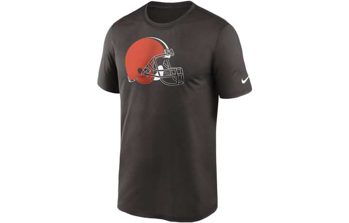 Nike Nike T Shirts Men's Brown Crew Neck Moderate Straight Fit
