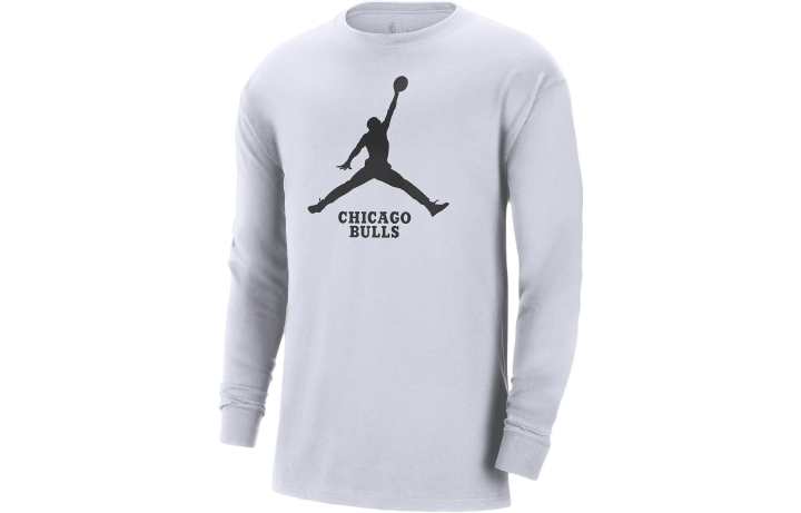 Jordan Jordan T Shirts Men's White Crew Neck Moderate Straight Fit
