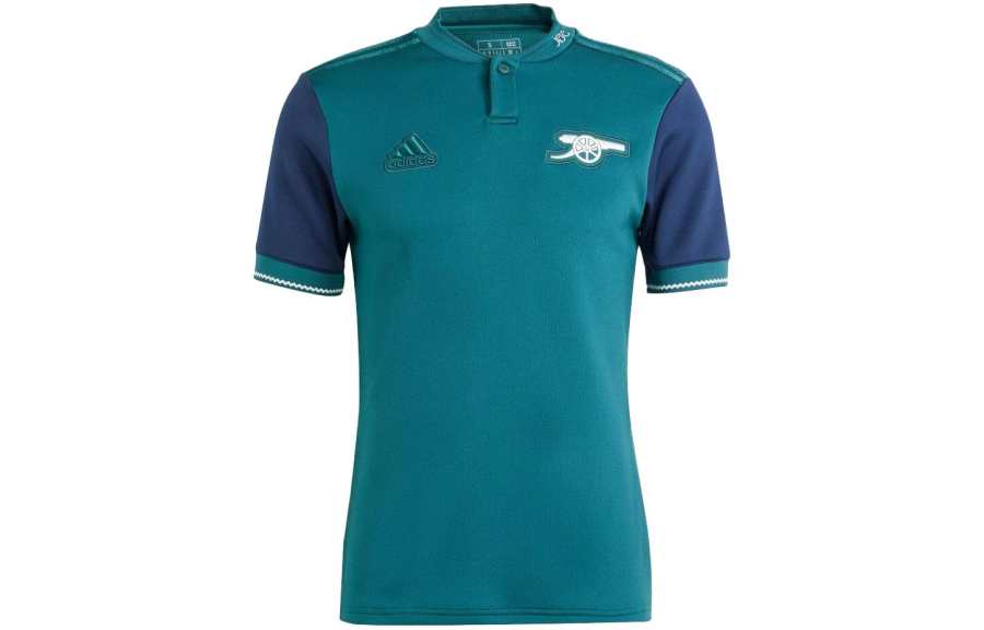 Adidas Adidas T Shirts Men's Dark Green Crew Neck Moderate Straight Fit