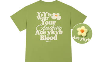YK&YB T Shirts Unisex Crew Neck Thin Straight Fit