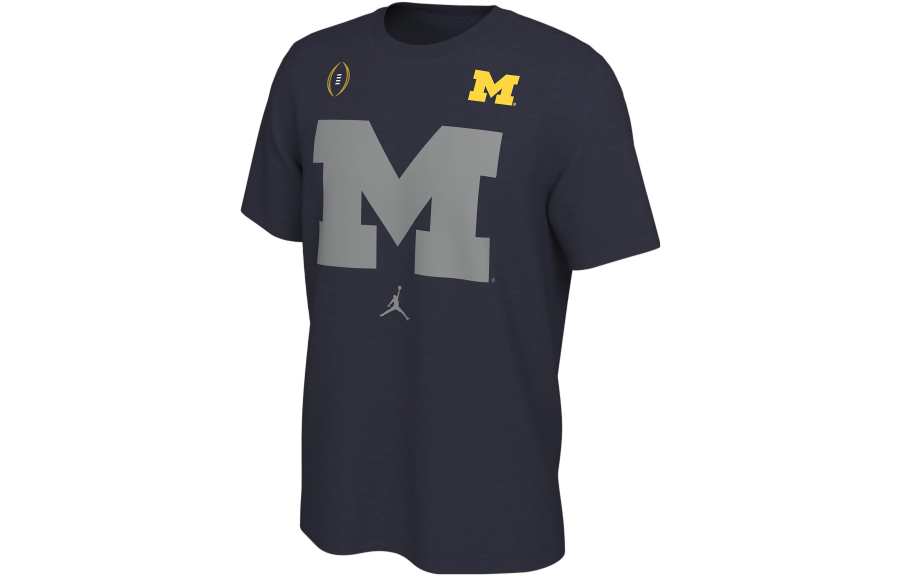 Jordan Jordan Michigan College T Shirt T Shirt Men's Marine Blue