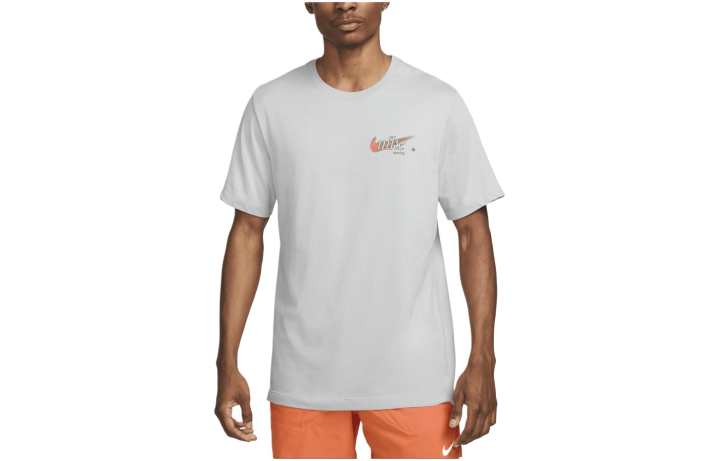 Nike Nike Dri FIT T Shirt Men's Gray
