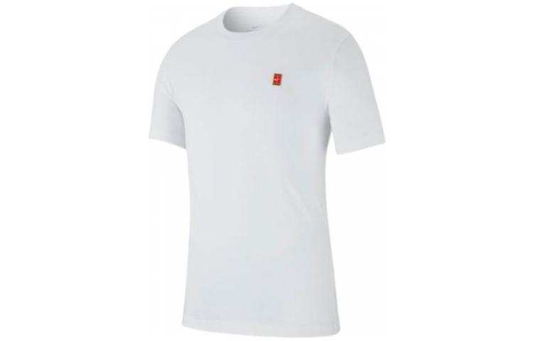 Nike Nike T Shirts Men's White Crew Neck Moderate Straight Fit