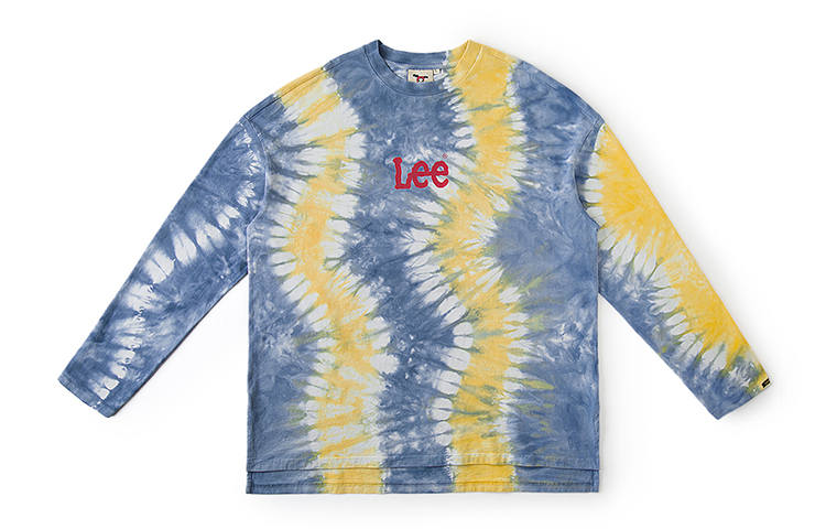 Lee T Shirts Unisex Yellow Crew Neck Moderate Straight Fit