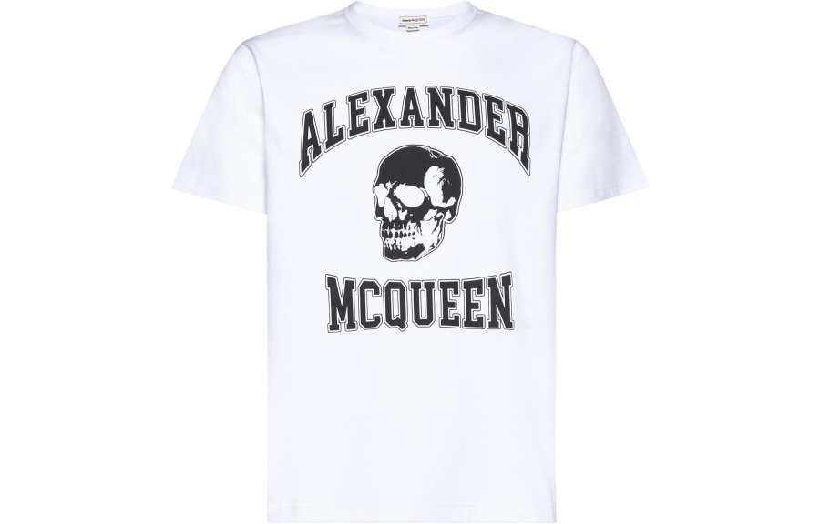 Alexander McQueen Graphic Printed Crewneck T Shirt