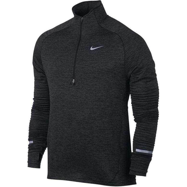 Nike Nike T Shirts Men's Black Gray Stand Collar Moderate Straight Fit
