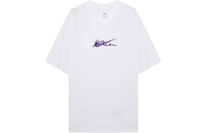Nike Nike T Shirts Men's White Crew Neck Moderate Straight Fit