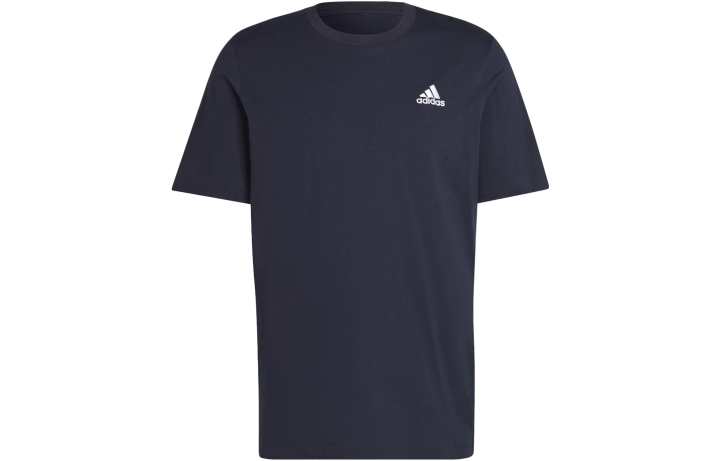 Adidas Adidas T Shirts Men's Ink Blue Crew Neck Moderate Straight Fit