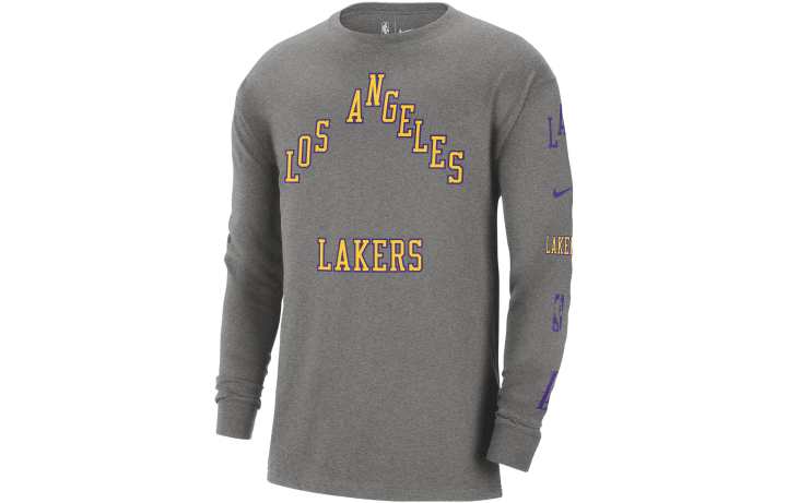 Nike Nike Los Angeles Lakers 2023/24 City Edition Men's Nike Nba Max90 Long Sleeve T Shirt