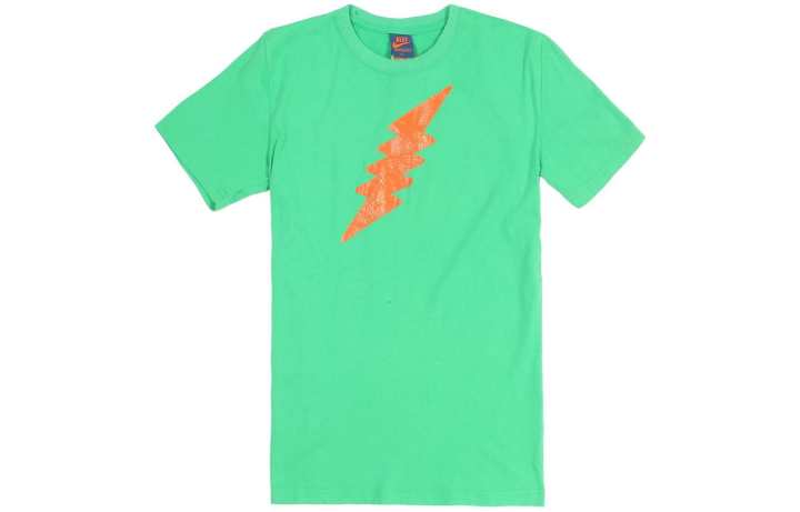 Nike Nike T Shirts Men's Green Crew Neck Moderate Straight Fit