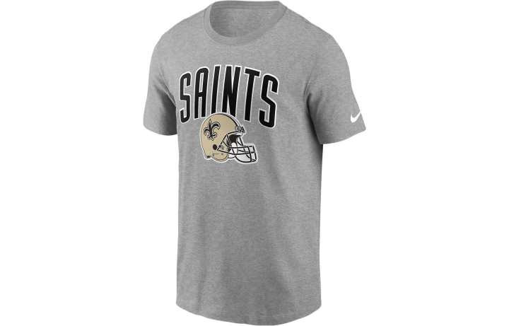 Nike Nike T Shirts Men's Gray Crew Neck Moderate Straight Fit