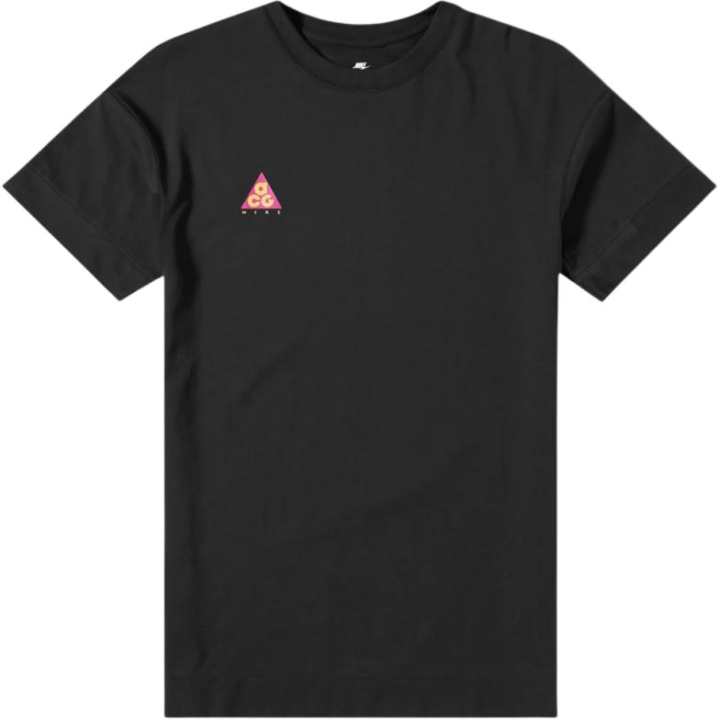 Nike Nike T Shirts Men's Black Crew Neck Moderate Straight Fit