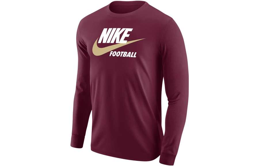 Nike Nike Football T Shirt Men's Burgundy