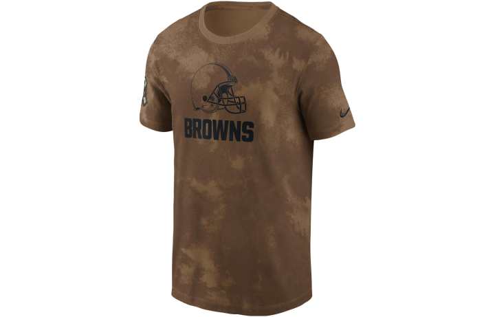 Nike Nike T Shirts Men's Brown Crew Neck Moderate Straight Fit
