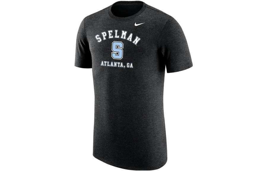 Nike Nike T Shirts Men's Black Crew Neck Moderate Straight Fit